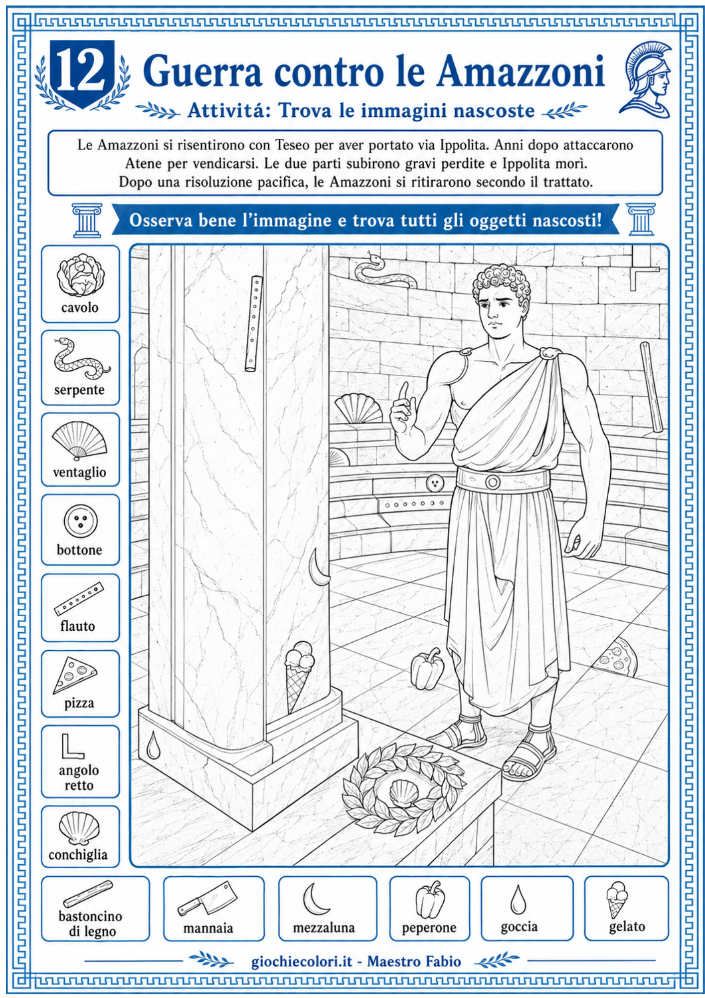 Anteprima mito greco libro gioco antichi Greci 16