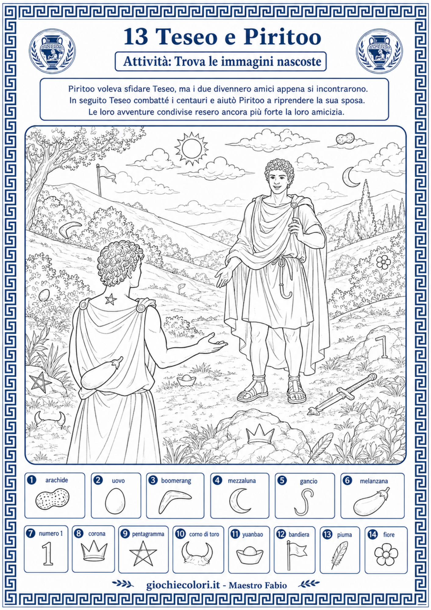 Anteprima mito greco libro gioco antichi Greci 17