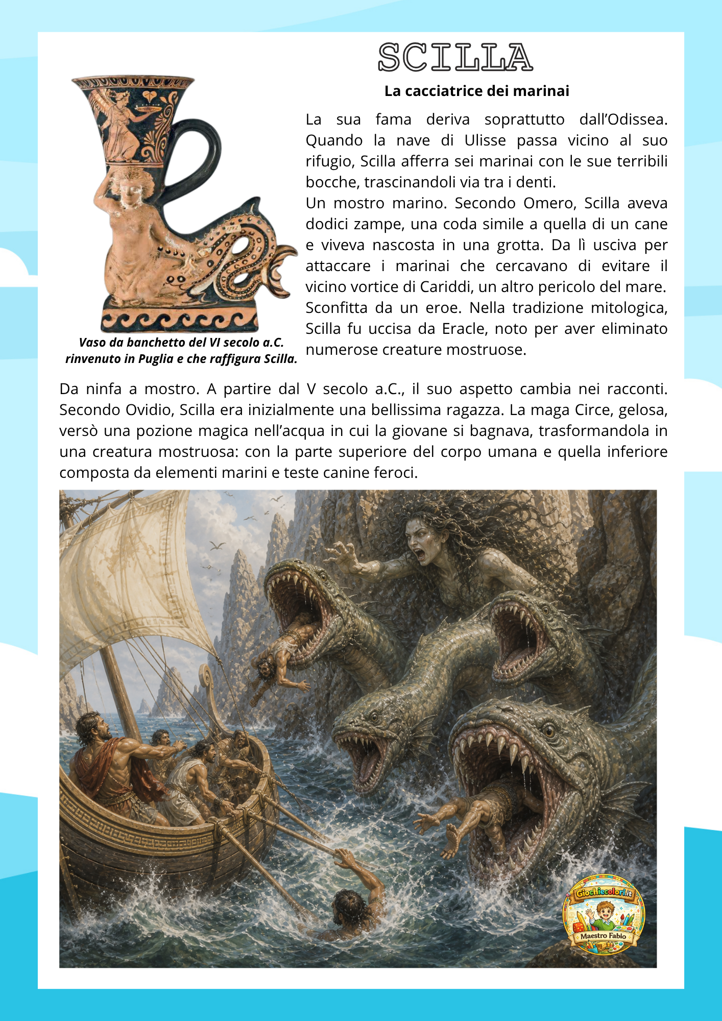 Anteprima scheda Scilla Odissea