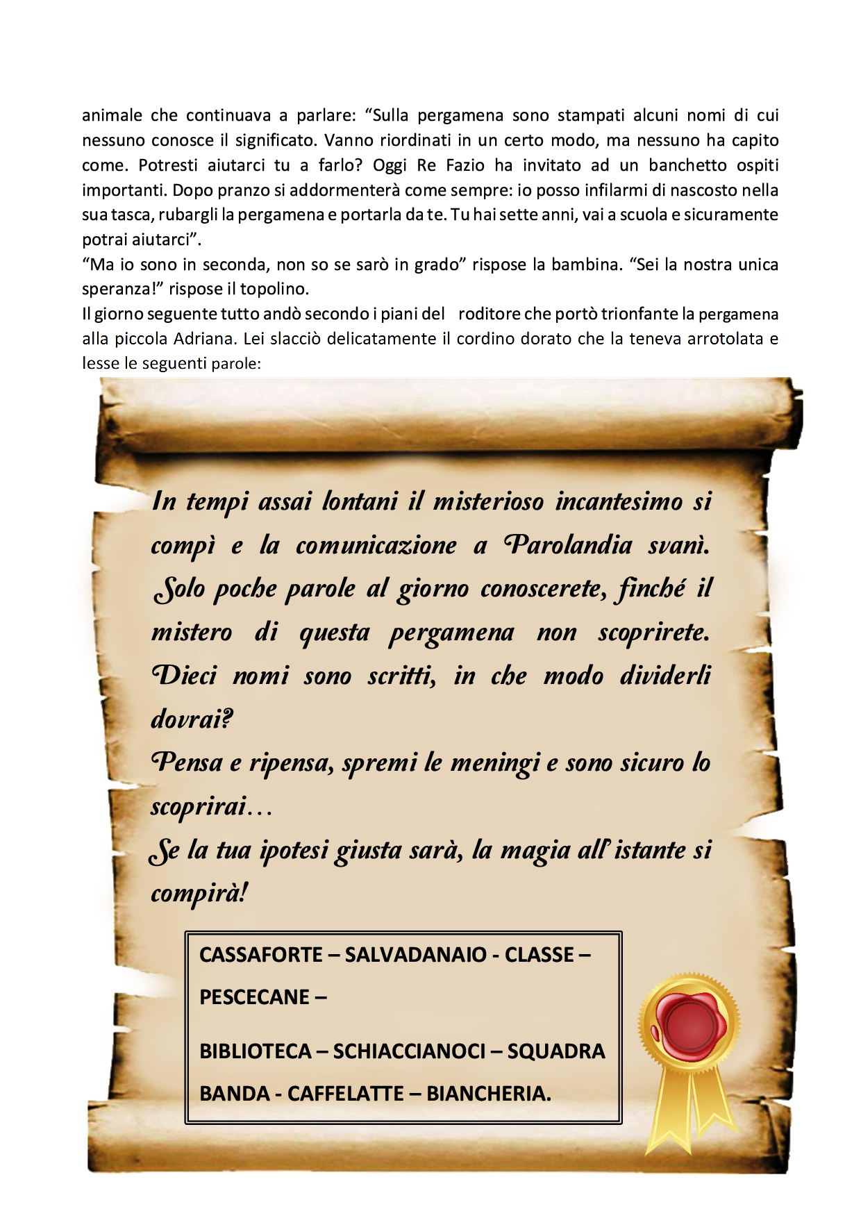 Anteprima 2 del percorso Benvenuti a Parolandia