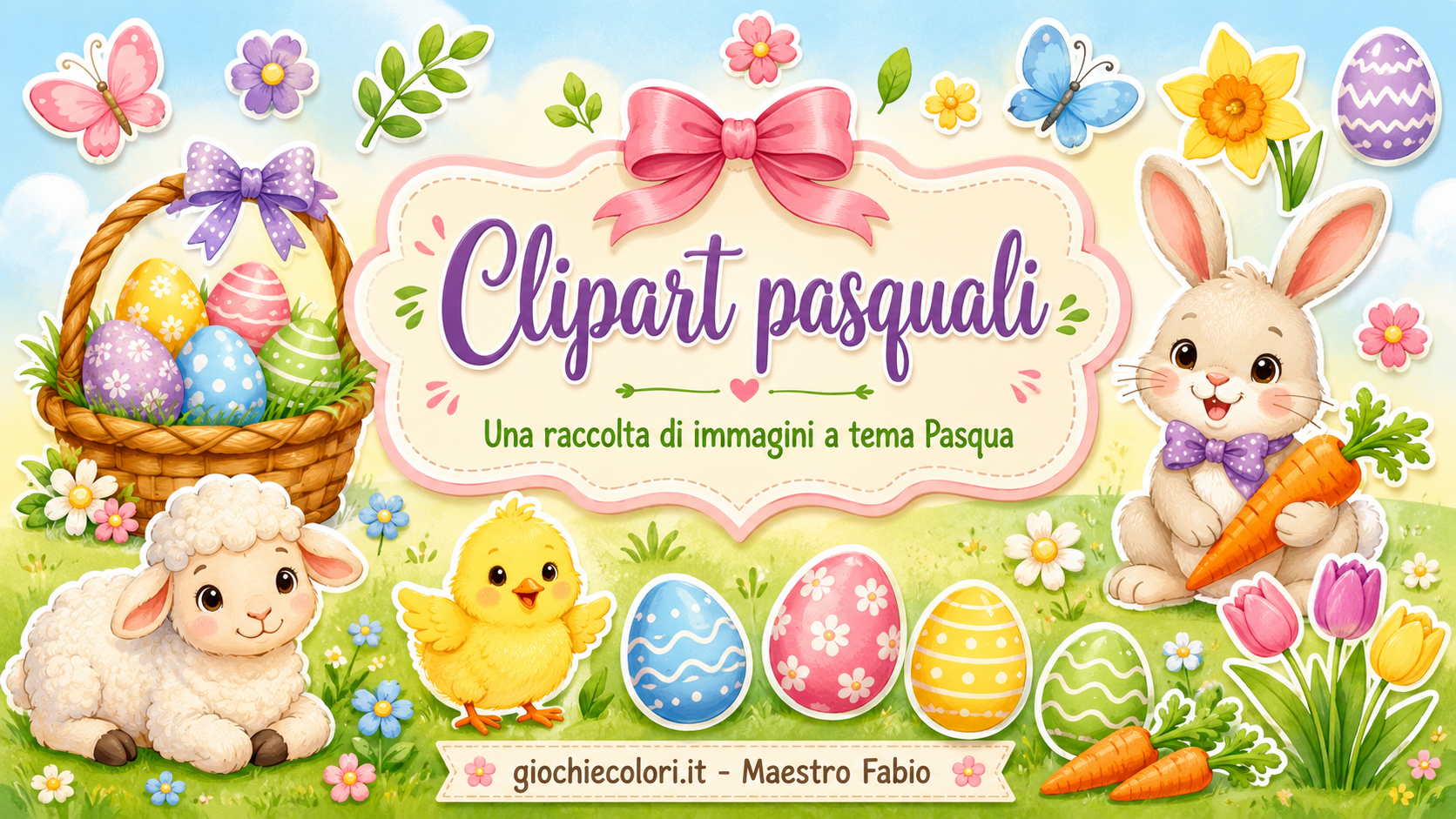 Clipart pasquali: raccolta di immagini a tema Pasqua