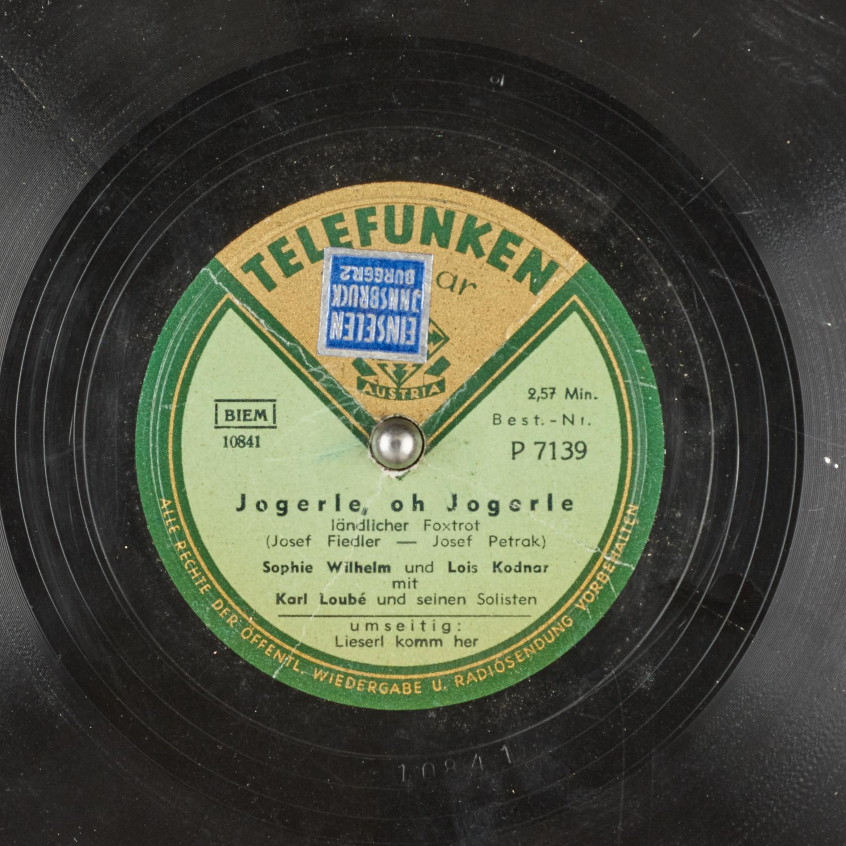 Copertina del disco Jögerle, oh Jögerle