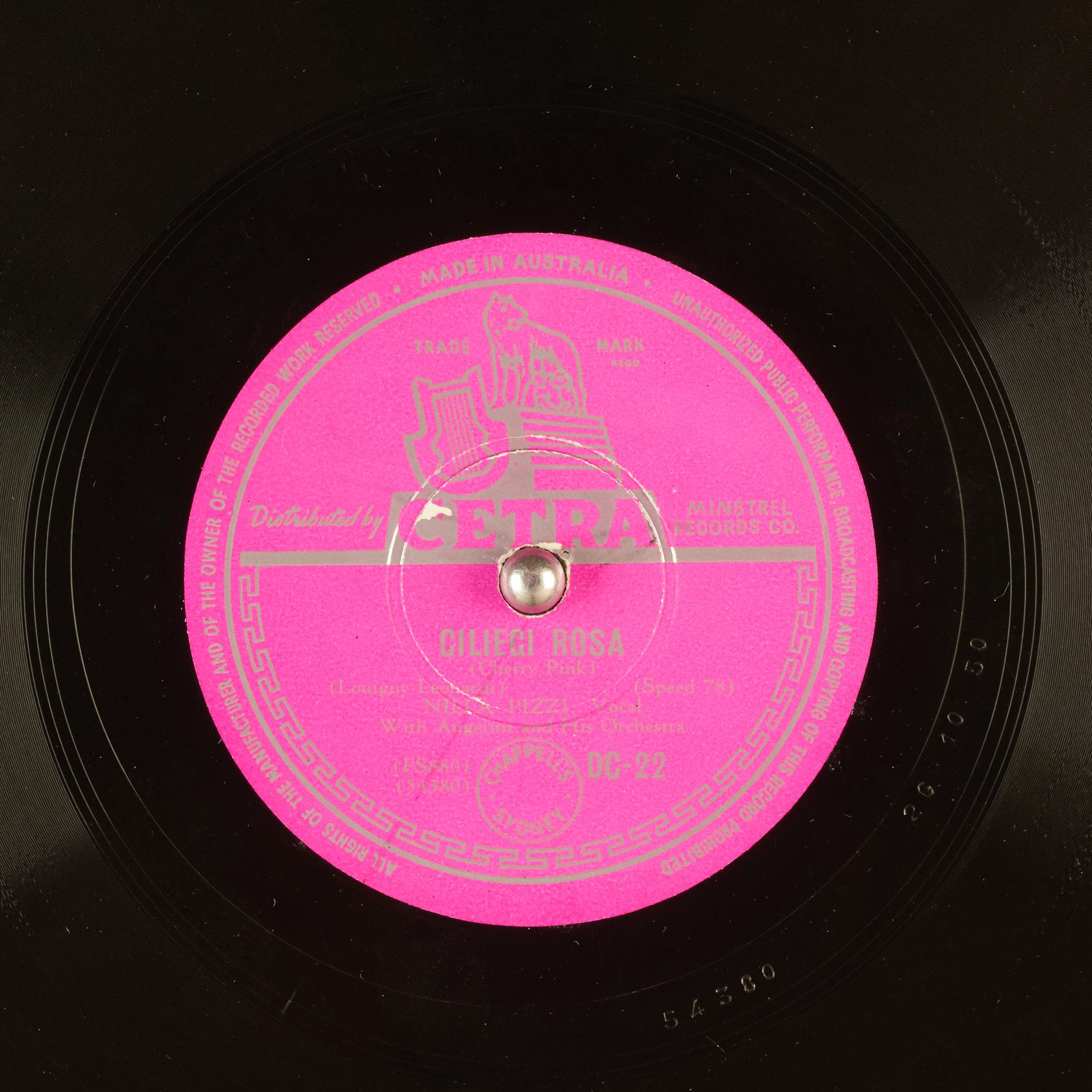 Copertina del disco Ciliegi Rosa (Cherry Pink)