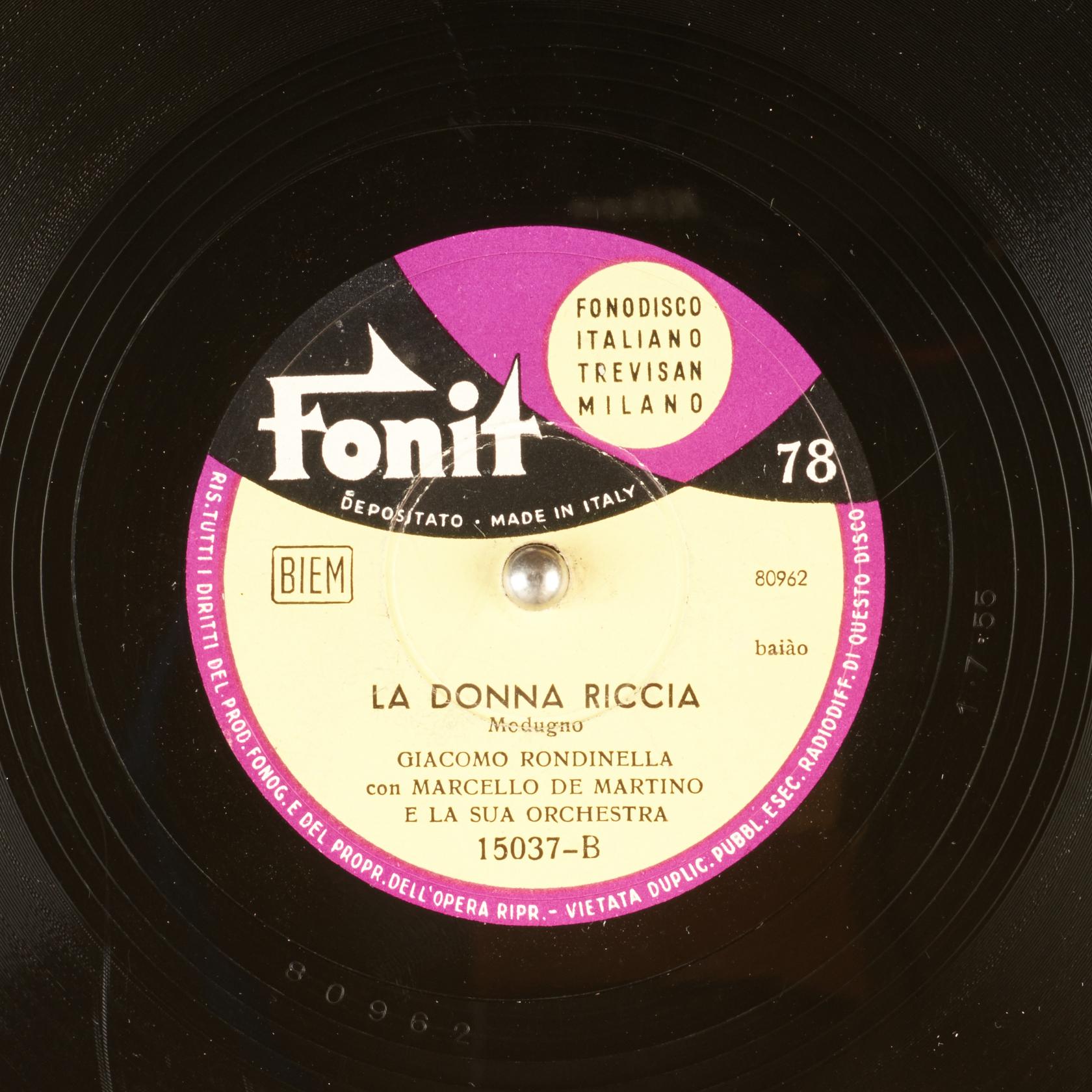 Copertina del disco La Donna Riccia