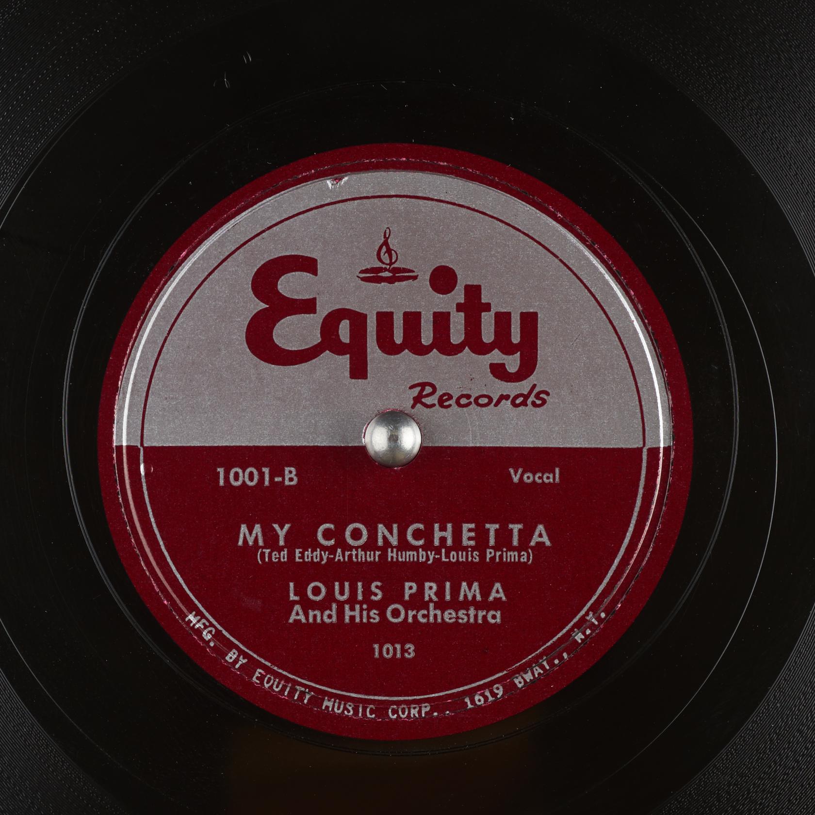Copertina del disco My Conchetta