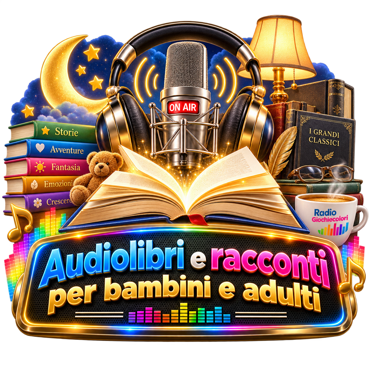 Audiolibri e racconti su Radio Giochiecolori