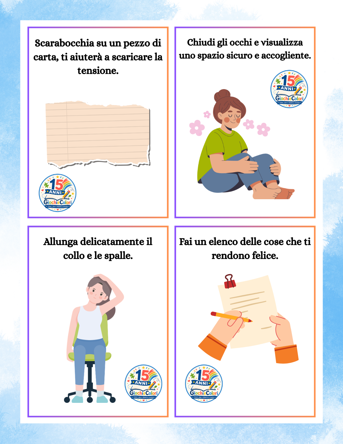 Anteprima 7 carte del percorso