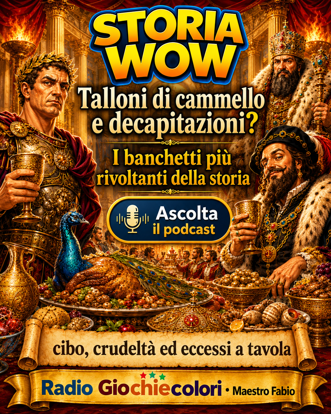 Talloni di cammello e decapitazioni: i banchetti più rivoltanti della storia - Storia WOW