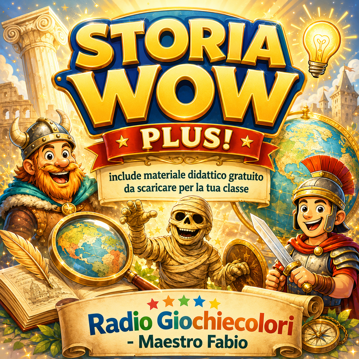 Storia WOW PLUS: podcast senza pubblicità, contenuti esclusivi e materiali didattici da scaricare
