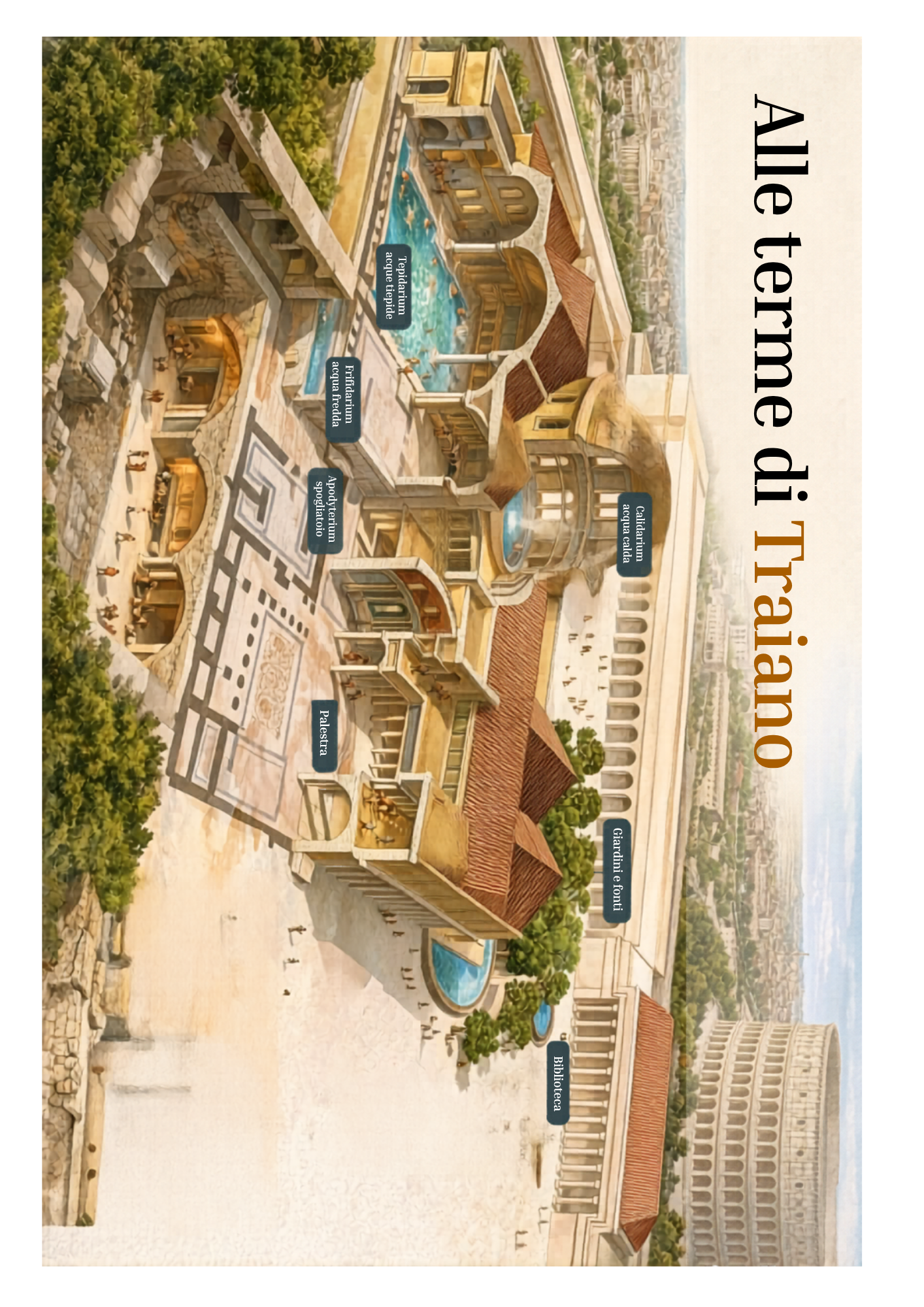 Anteprima pagina 4 scheda sulle Terme di Traiano