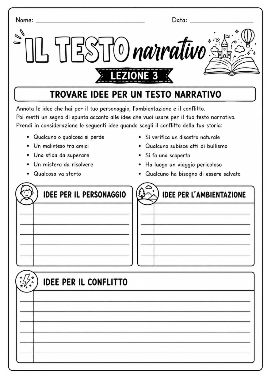 Anteprima pagina 2 del PDF Il testo narrativo