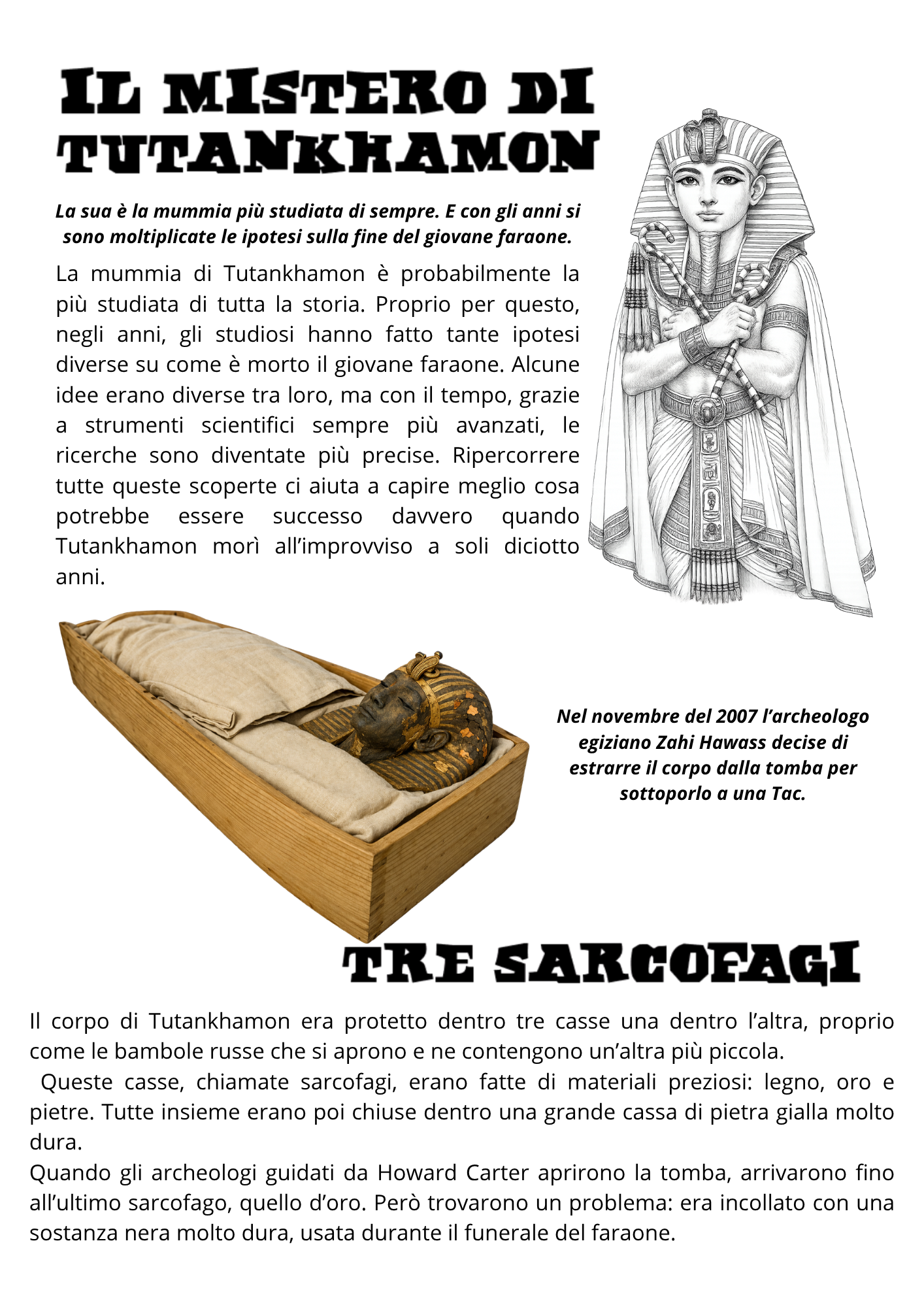 Anteprima pagina 1 del PDF su Tutankhamon