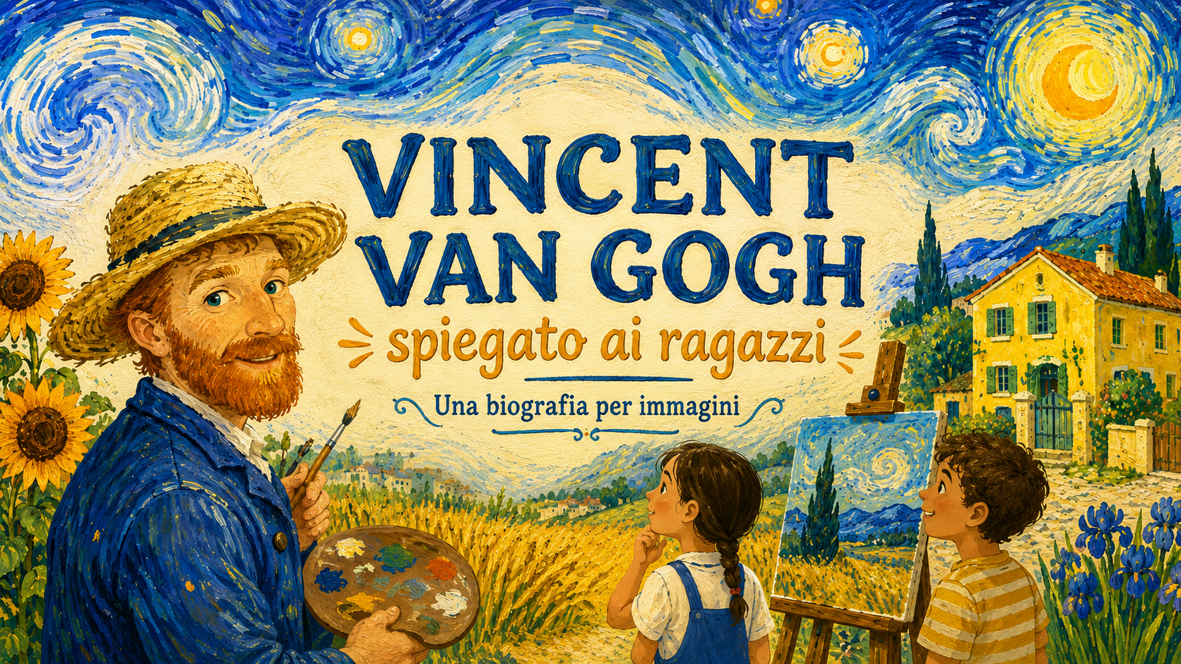Vincent Van Gogh spiegato ai ragazzi - una biografia per immagini
